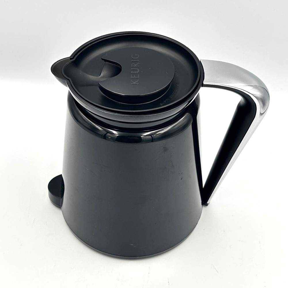Keurig 2.0 Thermal Carafe Coffee Pot Black‎ Silver Handle 4-Cup Replacement